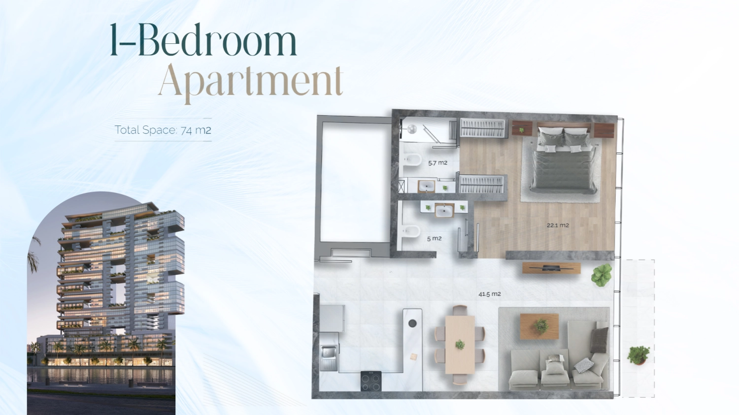 1 BR - Type A